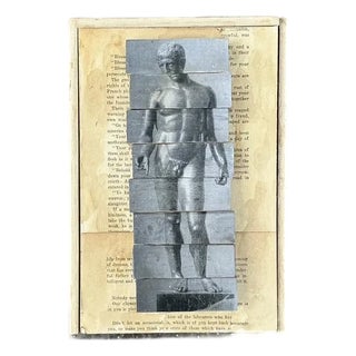 Vintage Original Mixed Media Jenga Box For Sale