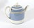 Late 18th Century 1790s English Pearlware Blue Slip Teapot & Cover With Engine-Turned Fluting For Sale - Image 5 of 9