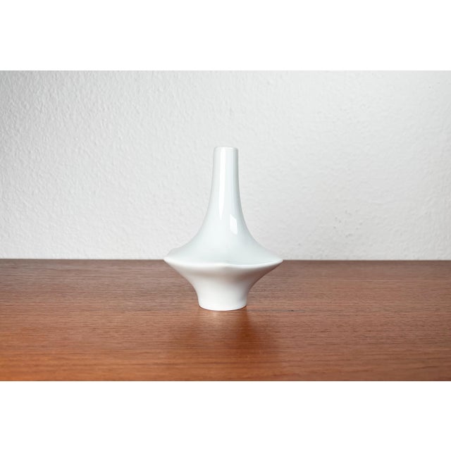 Vintage German Ceramic Vase from Fürstenberg, 1970s For Sale - Image 3 of 13