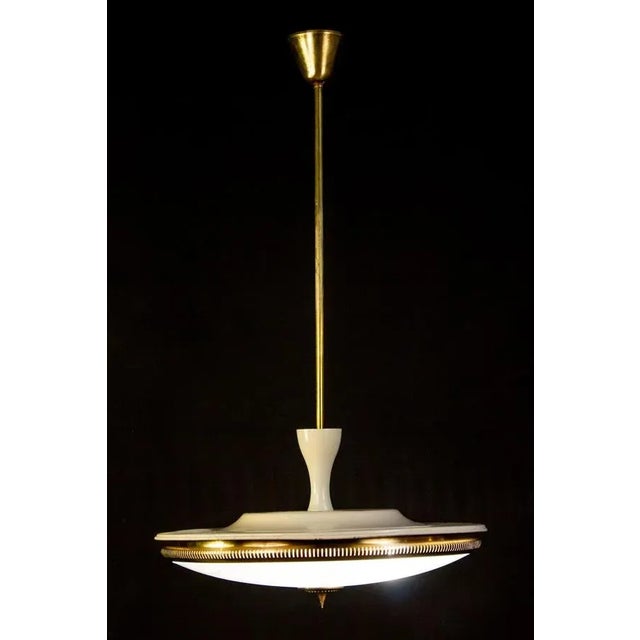 Mid-Century Ceiling Fixture or Pendant by Luigi Brusotti, Italy, 1940s For Sale - Image 14 of 18
