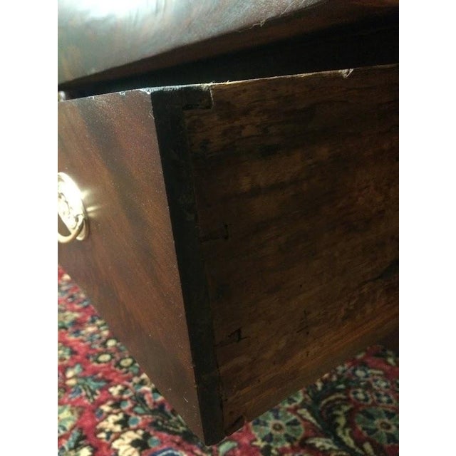 Item: Antique Federal Period Desk in Mahogany (two piece). Age & Condition: Circa 1830. Refinished and restored. Hardware...