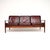 A very rare and absolutely stunning Danish vintage leather sofa by Grete Jalk for France and Son. It was made in Denmark,...