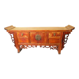 Antique Chinese Petit AltarZelkova Wood, Circa 1800-1849