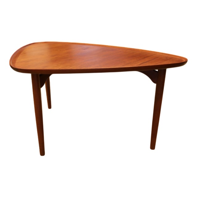 Vintage Danish Coffee Table in Teak by Anton Kildeberg, 1960s For Sale