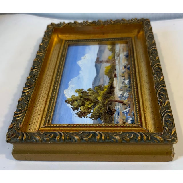 Miniature Oil Painting by West Texas Artist John W. Richey For Sale In Dallas - Image 6 of 10