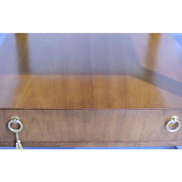 Mid Century Transitional Side Tables by Baker - a Pair For Sale - Image 11 of 12