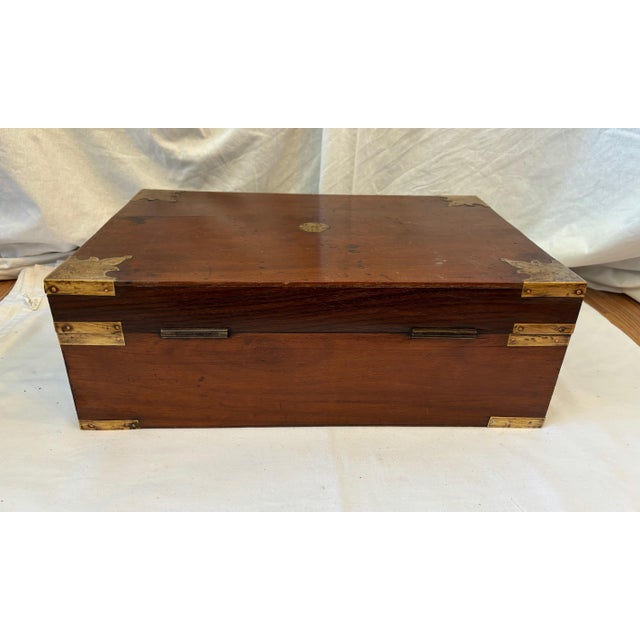19th Century Anglo - Indian Campaign Box For Sale - Image 9 of 12