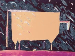Valentina DuBasky "Dune Horse - Starry Night" Serigraph