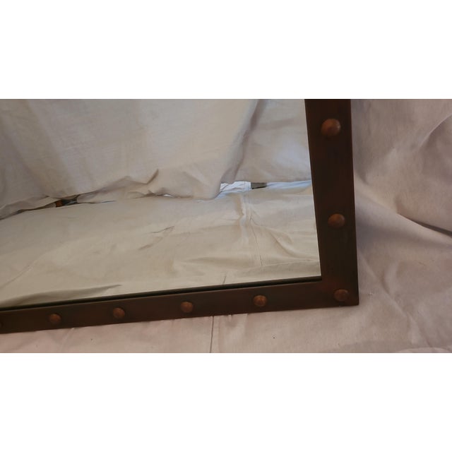 Industrial Vintage Industrial Mirror For Sale - Image 3 of 3