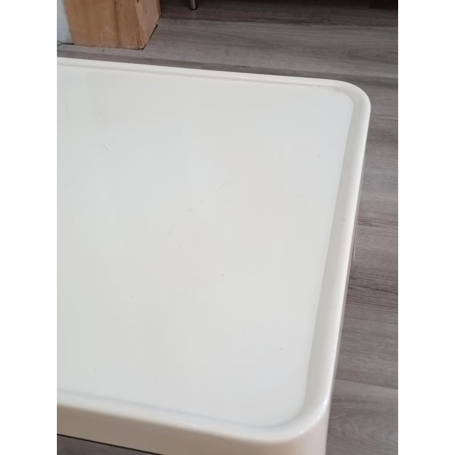 Cream Fiberglass Coffee Table by Carlo Bartoli for Rossi Di Albizzate, 1960s For Sale - Image 8 of 14