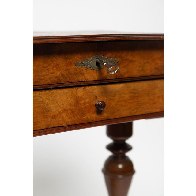 Antique Sewing Table with 2 Drawers, 1905 For Sale - Image 4 of 18