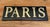Paris Wall Sign Plaque With Brass Letters For Sale - Image 4 of 8