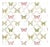 Butterfly Trellis Pastel Grasscloth Wallpaper by House Party | 8 Yards For Sale