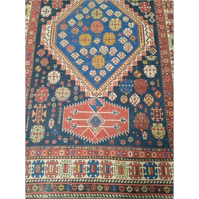 Antique Hand-Knotted Caucasian Gallery/ Runner Rug. For Sale In Los Angeles - Image 6 of 18