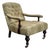 George Smith Edwardian Style Tufted Leather Chair For Sale