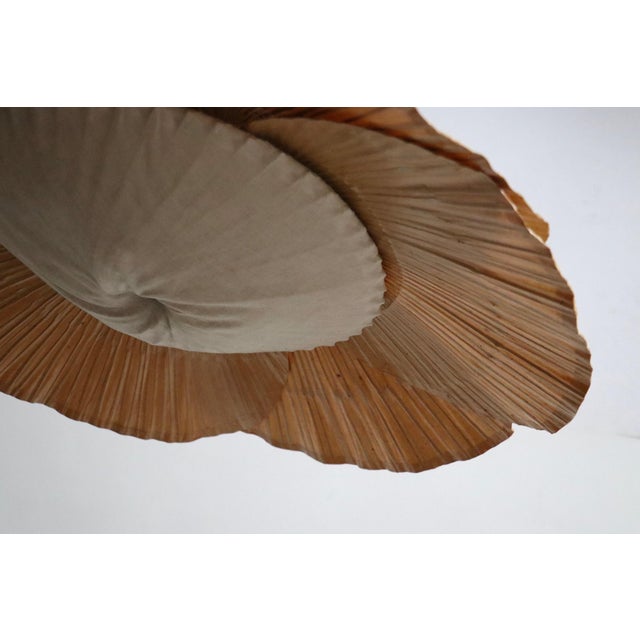 Uchiwa Series Hana I Ceiling Light by Ingo Maurer for Design M, Germany, 1970s For Sale - Image 10 of 18