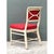 Vintage McGuire Red Upholstered Rattan Desk Chair For Sale - Image 10 of 12