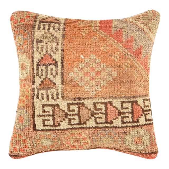 Pasargad DC Vintage Hand Knotted Rug Turkish Pillow For Sale