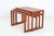 Danish Modern Minimalist Model #253 Nesting Tables in Teak, 1960s, Set of 3 For Sale - Image 10 of 10