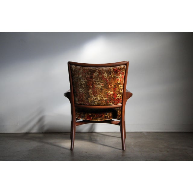 Wood Very Rare Model 175-C Sculptured Lounge Armchair by Vladimir Kagan, c 1950s For Sale - Image 7 of 12