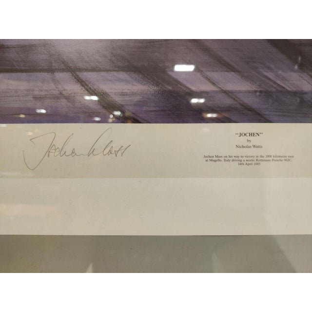 Stefan Bellof, Derek Bell and Jochen Mass Prints by Nicholas Watts, Set of 2 For Sale - Image 3 of 14