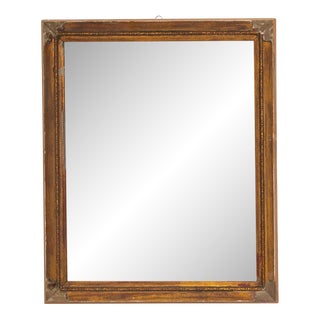 Early 20th Century French Gilded Wooden Mirror For Sale
