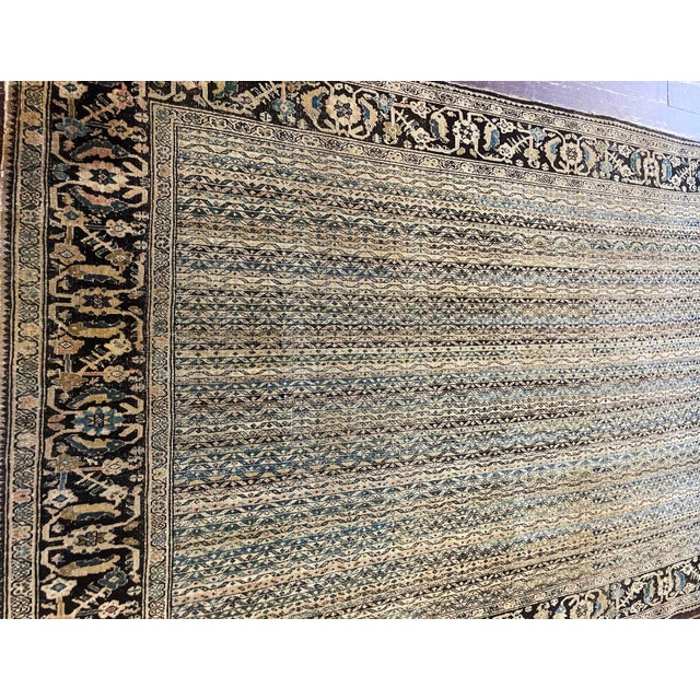 Antique Persian Feraghan Sarouk Rug For Sale In Chicago - Image 6 of 9