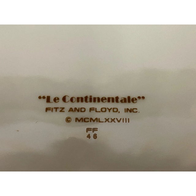 Le Continentale Fitz & Floyd Dinnerware - Set for 10 For Sale - Image 12 of 13