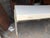 1970s White and Lucite 66 Inch 3 Drawer Writing Desk For Sale - Image 4 of 9