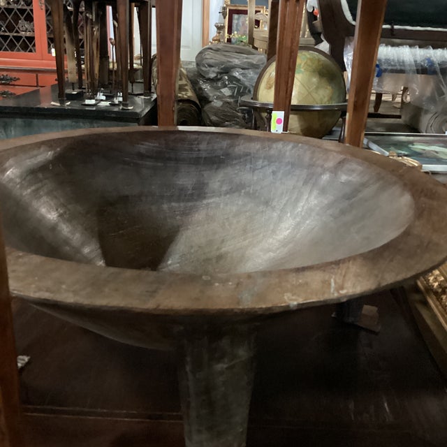 Early 20th Century Early 20th Century Hand-Carved Wood Kava Bowl From Fiji For Sale - Image 5 of 11