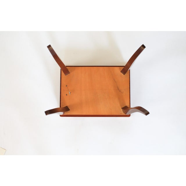 Vintage Italian Marquetry Musical Jewelry Box Side Table For Sale - Image 12 of 12