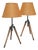 Ralph Lauren Tripod Table Lamps - A Pair For Sale