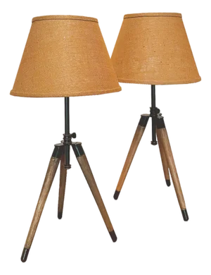 Ralph Lauren Tripod Table Lamps - A Pair