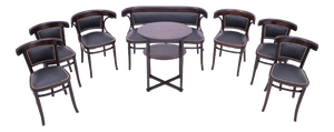Antique Salon Set from Thonet, 1800s, Set of 8