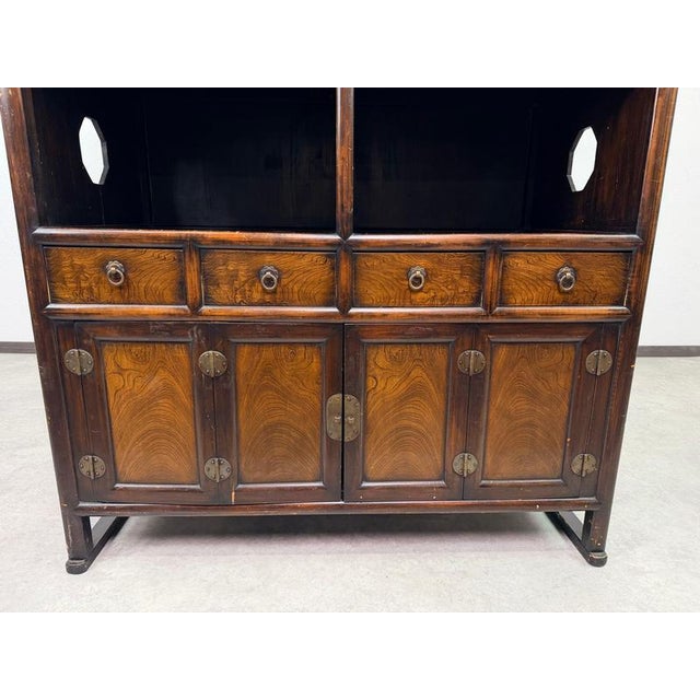 Korean Sabang-Takja / Samchung-Jang Double-Tier Cabinet, 1920s For Sale - Image 6 of 18