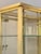 1970s Mastercraft Style after Brass and Glass Mirror Back and Base Tabletop Display Cabinet For Sale - Image 14 of 17