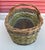 Beautiful Green and Brown Rattan/Grapevine Basket perfect for gathering flowers or just have as display for towels etc....