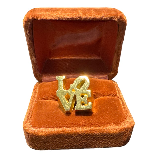 Love Ring from Robert Indiana, 1970s | Chairish