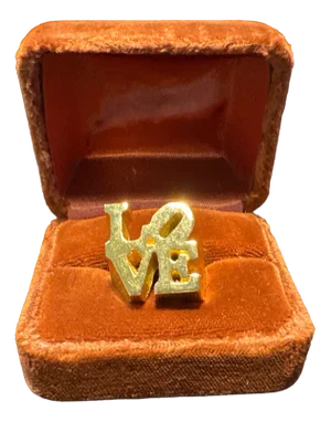 Love Ring from Robert Indiana, 1970s