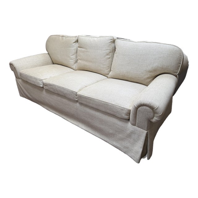 Brunschwig & Fils Cavendish Loose Back Sofa For Sale