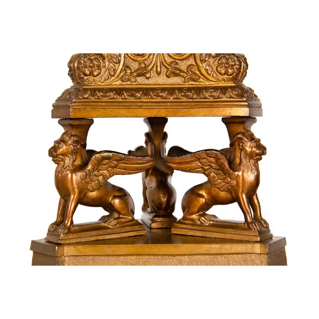 19th Century Pair of Italian Grand Tour Antique Bronze Candlesticks For Sale - Image 14 of 18