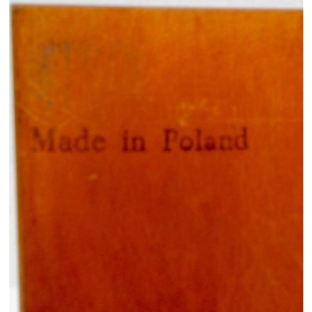 Wood Hand-Carved Wooden Box From Poland For Sale - Image 7 of 8