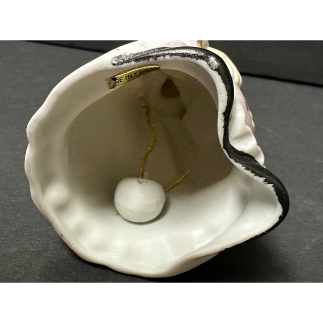 Late 20th Century Vintage Late 20th Century Pink With Red Polka Dots Porcelain Clown Bell For Sale - Image 5 of 11