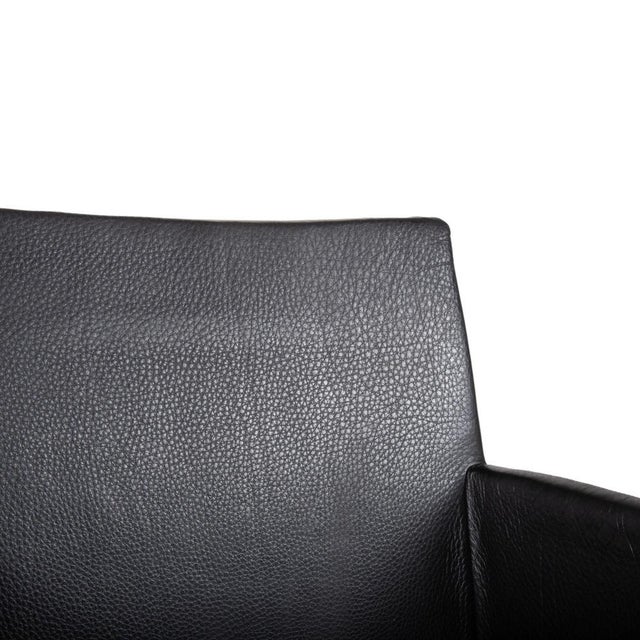 Jason Chair in Leather Black from Walter Knoll / Wilhelm Knoll For Sale - Image 4 of 15