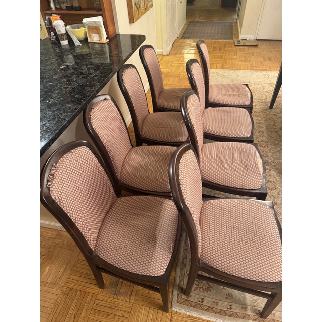 Mid-Century Modern Jack Lenor Larsen Dining Chairs (Set of 8) For Sale - Image 3 of 10