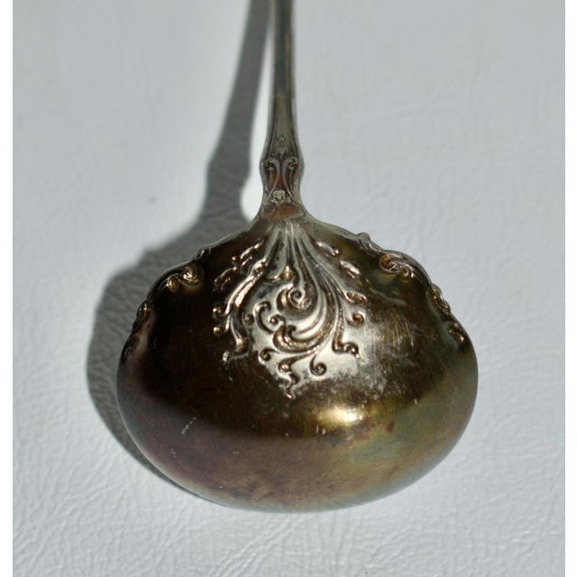 Vintage Rogers & Bro. Silverplate Art Nouveau Style Ladle For Sale In Philadelphia - Image 6 of 11