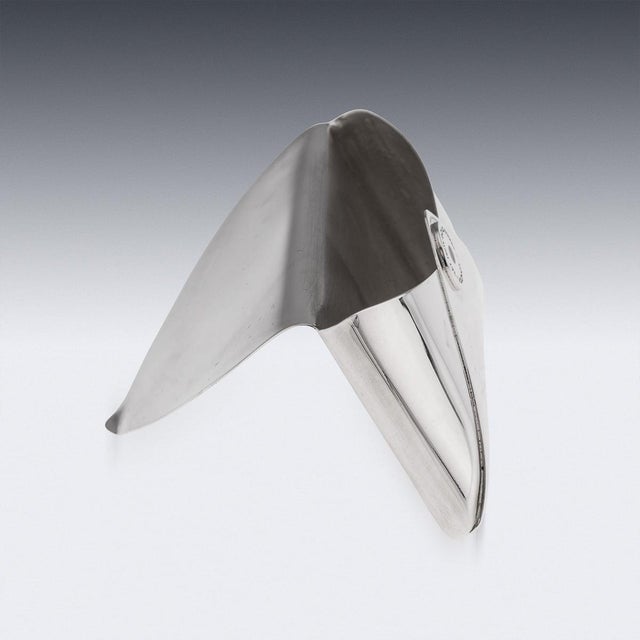 Vintage Silver Envelope Desk Card Holder and Pocket Case from Asprey & Co, 2006, Set of 2 For Sale - Image 16 of 18