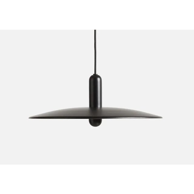 Large Black Lu Pendant Lamp by Beaverhausen For Sale - Image 4 of 7