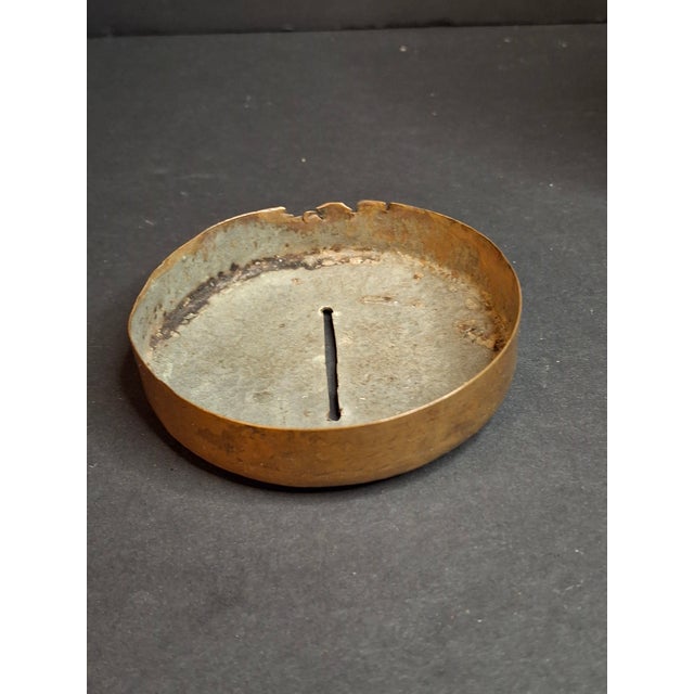 Antique 19thC Brass Tzedakah Box Chevra Kadisha Antwerp Belgium Engraved Lions For Sale - Image 10 of 18