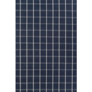 Erin Gates Marlborough Dover Navy Hand Woven Wool Area Rug 3'6" X 5'6" For Sale